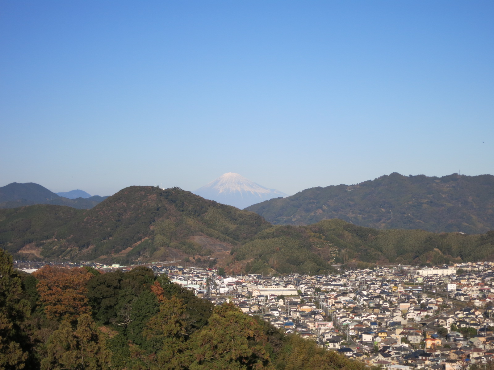 富士見平より望む富士山