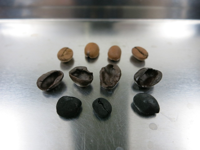 焙煎珈琲豆のハンドピック